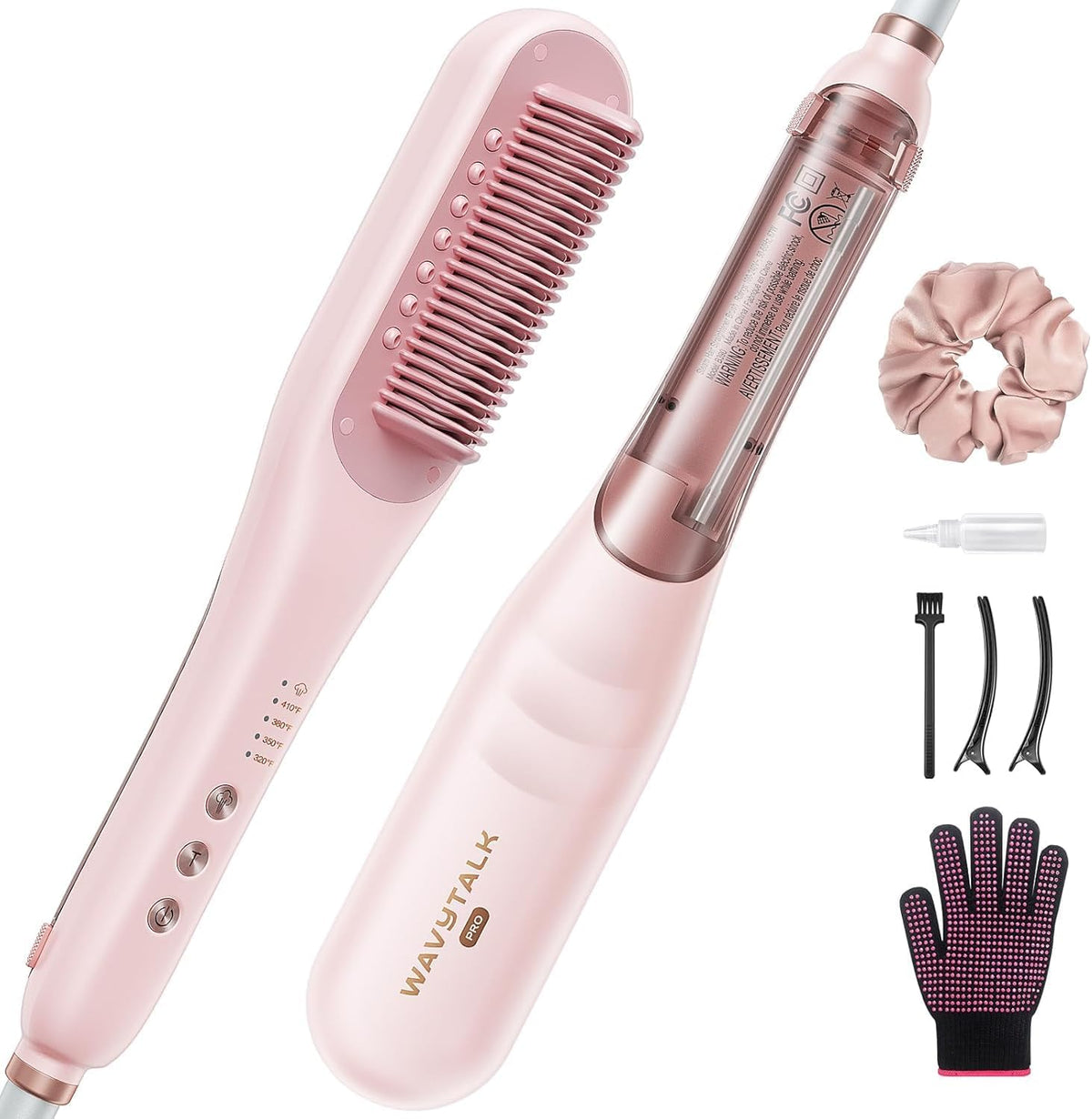 Wavytalk Pro Steam Hair Straightener Brush